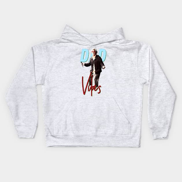 Dad Vibes Bootleg Kids Hoodie by JAGOSTU